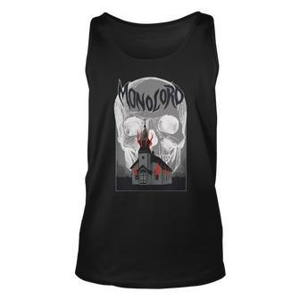 White Horror House Monolord Unisex Tank Top | Mazezy UK