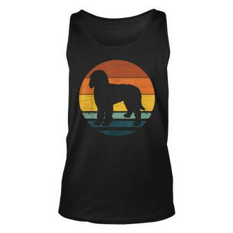 Whoodle Vintage Retro Mom Dad Dog Unisex Tank Top - Seseable