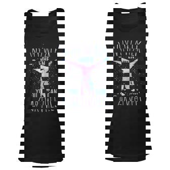 Why Walk When You Can Cartwheel Gymnast Gymnastic Girl Tank Top | Mazezy