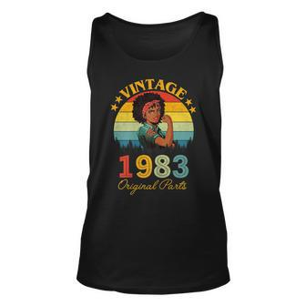 Womens 40 Year Old Awesome Since 1983 40Th Birthday Gifts Women V2 Unisex Tank Top - Seseable