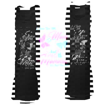 Womens Butterfly I Have Two Titles Mom And Momma Gift Unisex Tank Top - Seseable