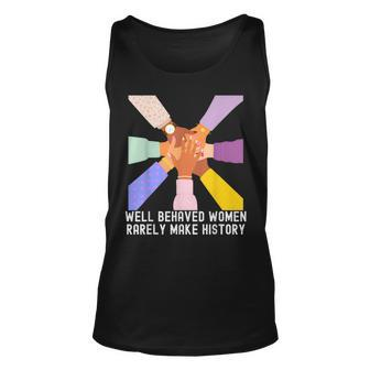 Womens History Month Funny Quotes Family Costume Unisex Tank Top | Mazezy