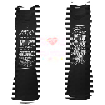 Womens I Have Two Titles Mom & Cna Nurse - Funny Mothers Day Unisex Tank Top - Seseable