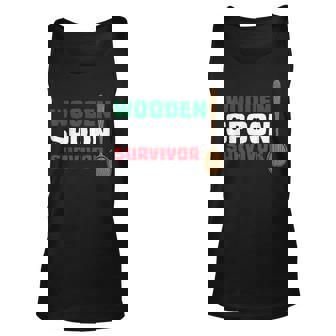 Wooden Spoon Survivor Italian Flag Unisex Tank Top | Mazezy