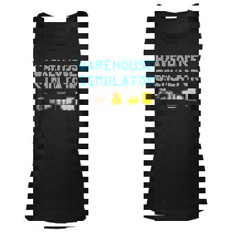 Worker Coworker Swagazon Associate Warehouse Simulator Unisex Tank Top | Mazezy