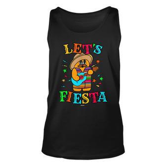 Worker Wearing Serape Vest Swagazon Associate Cinco De Mayo Unisex Tank Top - Thegiftio UK