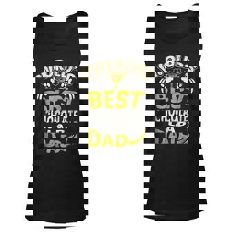 Worlds Best Chocolate Lab Dad Graphic Gift For Mens Unisex Tank Top | Mazezy