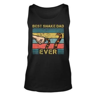 Worlds Best Snake Dad Snake Enthusiast Father Tank Top | Mazezy