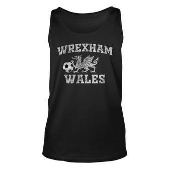 Wrexham Football T Wales Soccers Jersey Retro Vintage Unisex Tank Top - Thegiftio UK