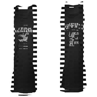 Wrexham Wales Retro Vintage Unisex Tank Top | Mazezy