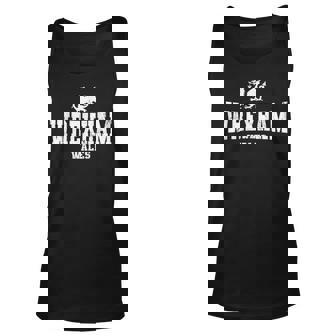 Wrexham Wales Welsh Dragon Flag Cymru Unisex Tank Top | Mazezy