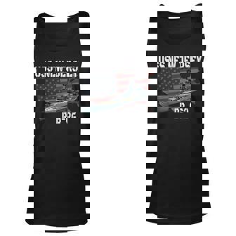 Ww2 American Battleship Uss New Jersey Bb-62 Warship Veteran Unisex Tank Top - Seseable