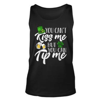You Cant Kiss Me But You Can Tip Me Patrick Day Unisex Tank Top - Seseable
