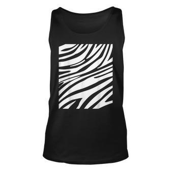 Zebra Print Halloween Striped Animal Easy Diy Costume Tank Top | Mazezy