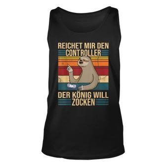 Zocken Reichet Mir Den Controller König Ps5 Konsole Gamer V2 Tank Top - Seseable