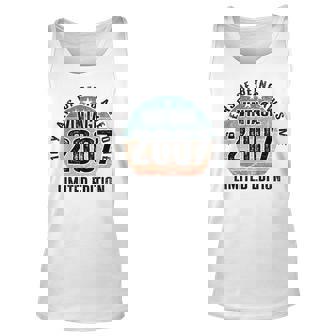 16 Years Of Being Awesome Vintage 2007 Limited Edition Unisex Tank Top | Seseable FR