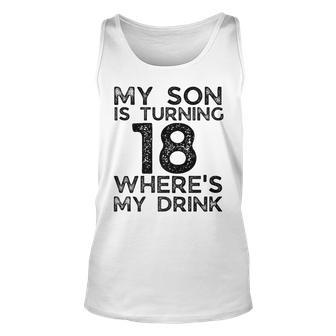 18Th Birthday For Dad Mom 18 Year Old Son Family Squad Unisex Tank Top - Seseable