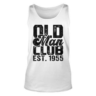 1955 Birthday Party Old Man Club Est 1955 Senior Citizen Tank Top | Mazezy