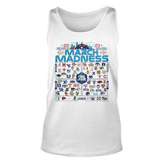 2023 Men’S Basketball March Madness Field Of 68 Group Unisex Tank Top | Mazezy