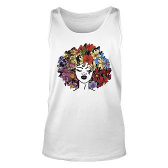 Afro Hair Natural Black History Junenth Pride Unisex Tank Top - Thegiftio UK