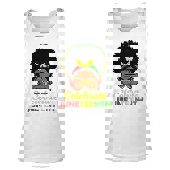 Afro Woman Black Queen African American Melanin Junenth Unisex Tank Top | Mazezy