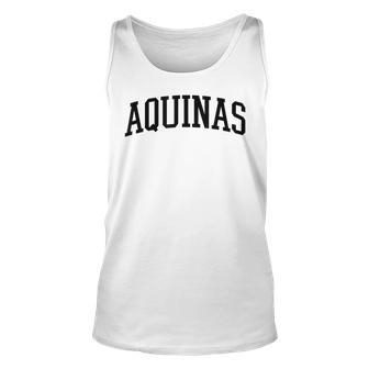 Aquinas Athletic Arch College University Alumni Unisex Tank Top - Seseable