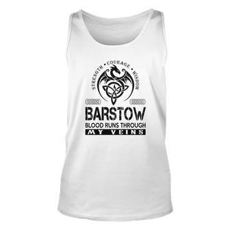 Barstow Blood Runs Through My Veins Unisex Tank Top | Seseable UK