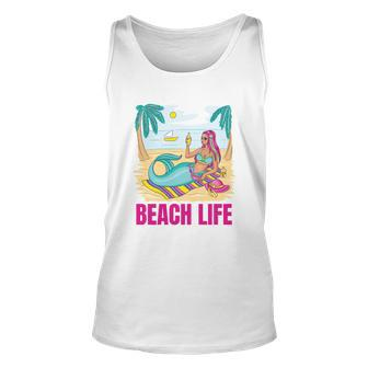 Beach Life Mermaid Unisex Tank Top