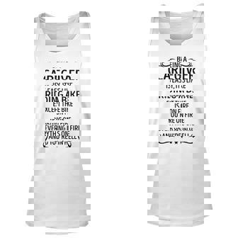 Being A Caregiver Like Riding A Bike Unisex Tank Top - Seseable
