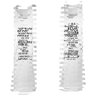 Being A Director Of Photography Like Riding A Bike Unisex Tank Top - Seseable