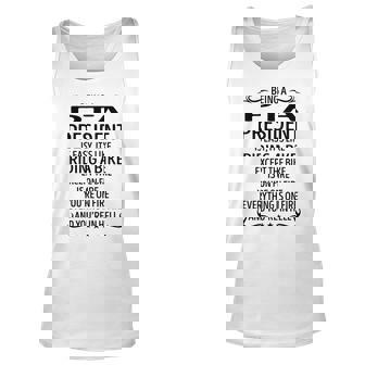 Being A Pta President Like Riding A Bike Unisex Tank Top | Seseable UK