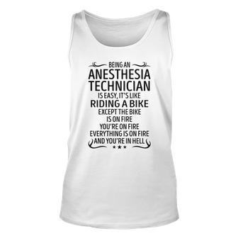 Being An Anesthesia Technician Like Riding A Bike Unisex Tank Top - Seseable