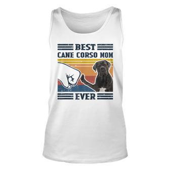 Best Cane Corso Dog Mom Ever Bump Fit Funny Dog Lover Gift Unisex Tank Top - Seseable