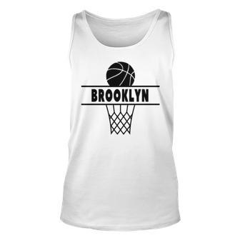 Black Net Basketball Brooklyn Unisex Tank Top | Mazezy