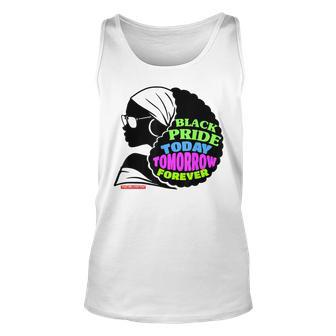 Black Pride Today Tomorrow Forever Certified Black Owned Unisex Tank Top | Mazezy