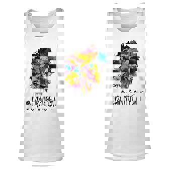 Blacknificent Afro Woman African American Melanin Blm Gift Unisex Tank Top | Mazezy