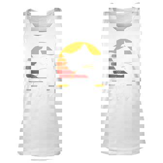 Cat Daddy Vintage Eighties Style Cat Hipster Glasses Retro V2 Unisex Tank Top - Seseable