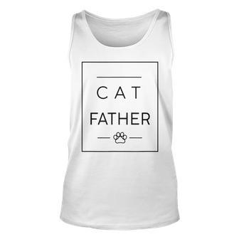 Cat Father Cat Dad Funny Cats Lover Father’S Day Gifts Unisex Tank Top - Thegiftio UK