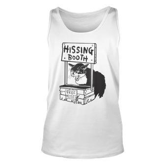 Cat Hissing Booth Free Hisses Unisex Tank Top | Mazezy