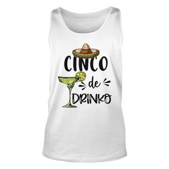 Cinco Drinko De Mayo Fiesta Squad Mexican Party 5 De Mayo Unisex Tank Top - Thegiftio UK