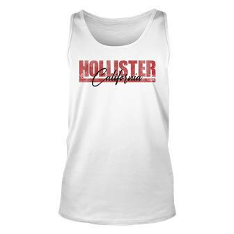 City Of Hollister California Ca Vintage Athletic Sports Unisex Tank Top | Mazezy