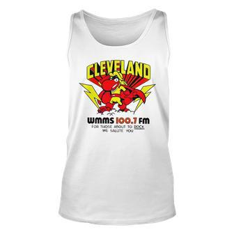 Cleveland Wmms Loo7 Fm For Those About To Rock We Salute You Tank Top | Mazezy