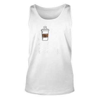 Coffee Is My Valentine Coffee Lover Valentines Present Unisex Tank Top - Seseable