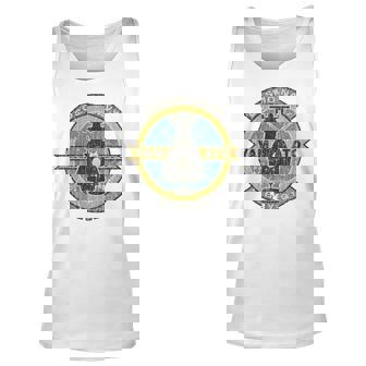 Cosmo Navy Yamato Bby 01 Patch Unisex Tank Top | Mazezy