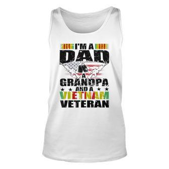 Im A Dad A Grandpa And A Vietnam Veteran Army Military Tank Top | Mazezy