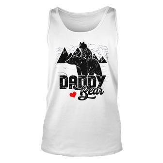 Daddy Bear Cute Baby Cub Papa Dad A Pops Father’S Day Cool Unisex Tank Top | Mazezy