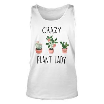 Damen Crazy Plant Lady Garden Mama Plant Lady Plants Lover Tank Top - Seseable