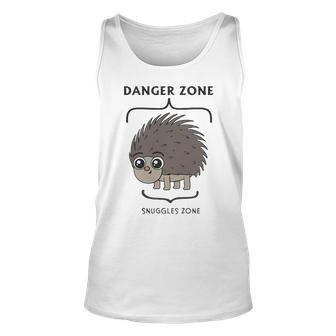 Danger Zone Snuggles Zone Unisex Tank Top | Mazezy