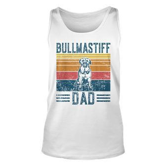 Dog Dad - Vintage Bullmastiff Dad Unisex Tank Top - Seseable