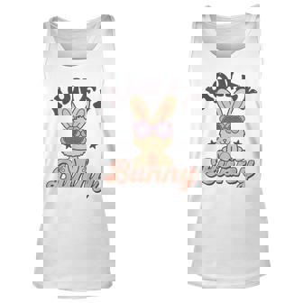 Easter Retro Groovy Honey Bunny Women Vintage Easter Unisex Tank Top - Thegiftio